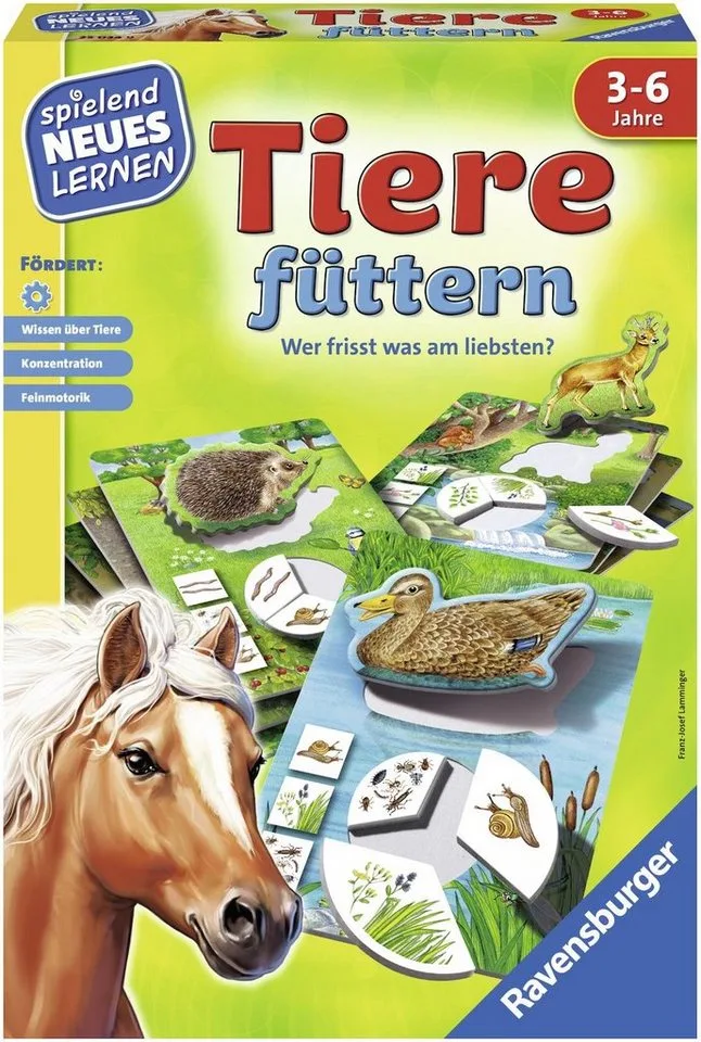 Spiel Tiere füttern, Made in Europe from Ravensburger, Bunt edition – box