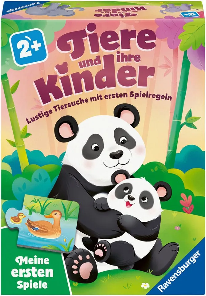 Spiel Tiere und ihre Kinder, Kinderspiel, Made in Europe von Ravensburger, Ausgabe Bunt – Schachtel