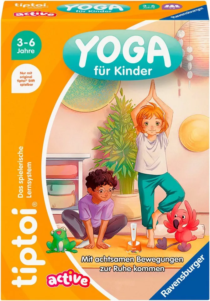 Spiel tiptoi® ACTIVE Yoga für Kinder, Bewegungsspiel, Made in Europe from Ravensburger, Bunt edition – box