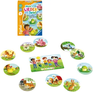 Spiel tiptoi® Mein Lieder-Spiel, Kinderspiel, Made in Europe de Ravensburger, édition Multicolore – boîte 2 sur 2