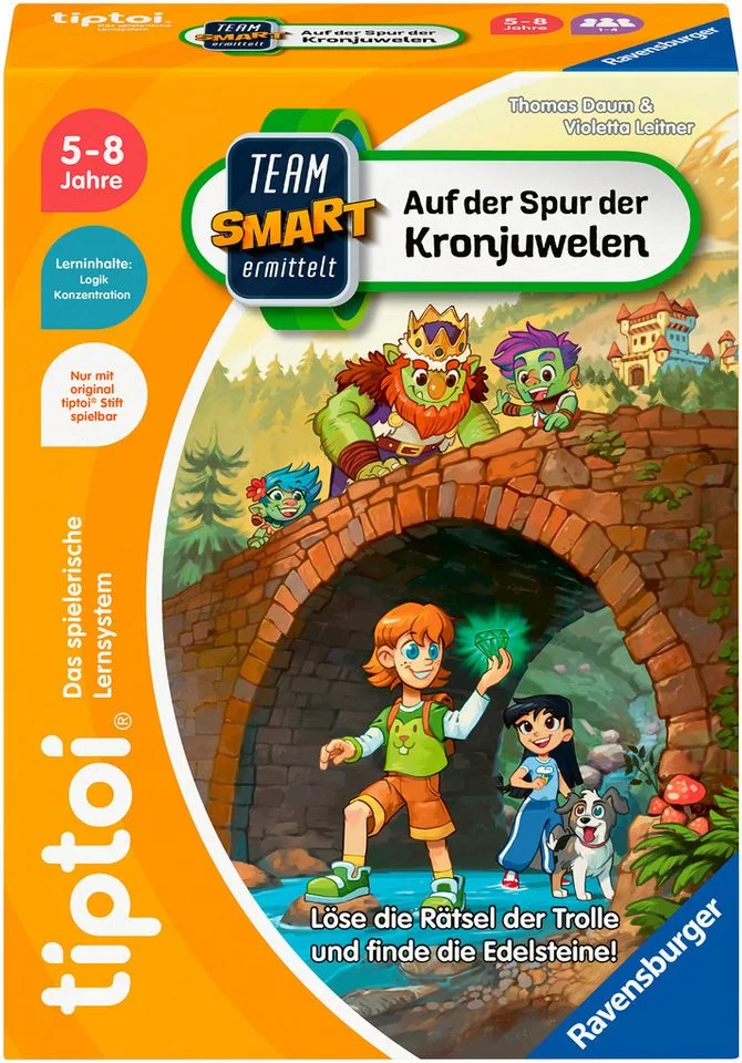 Spiel tiptoi® Team SMART ermittelt: Auf der Spur der Kronjuwelen, Made in Europe van Ravensburger, editie Bunt – doos