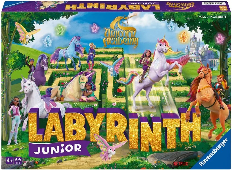 Spiel Unicorn Academy Junior Labyrinth, Kinderspiel, Made in Europe from Ravensburger, Bunt edition – box