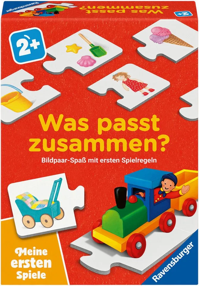 Spiel Was passt zusammen?, Kinderspiel, Made in Europe from Ravensburger, Bunt edition – box
