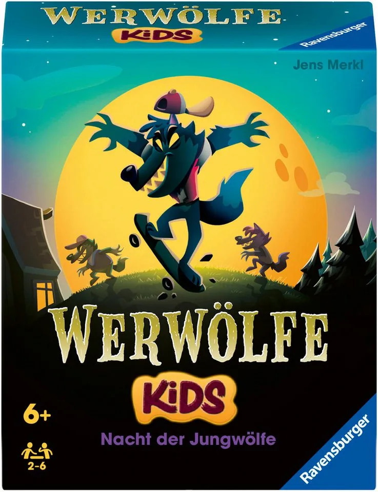 Spiel Werwölfe - Nacht der Jungwölfe, Made in Europe de Ravensburger, édition Bunt – boîte