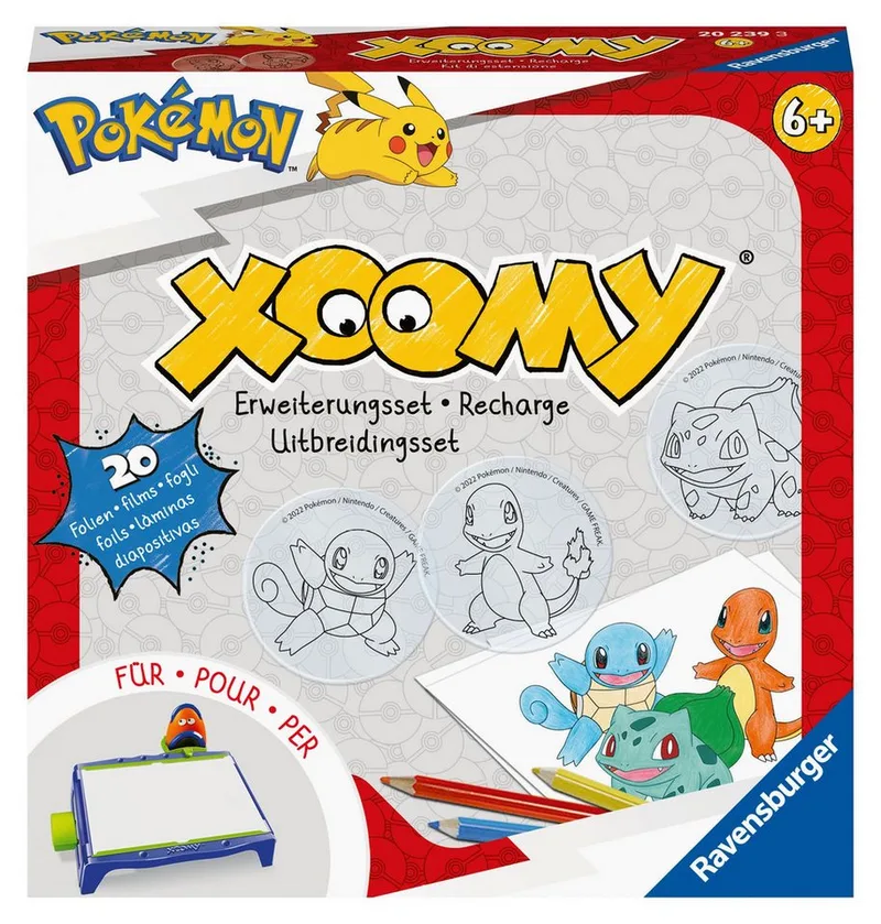Spiel Xoomy Refill Erweiterungsset Pokémon - Pokémon from Ravensburger – box