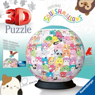 Squishmallows - 3D Puzzel de Ravensburger, édition Multicolore – boîte 1 sur 3