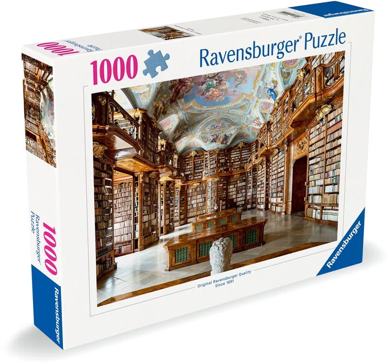 St. Florian Monastary Oostenrijk Public Library Puzzel (1000 stukjes) from Ravensburger, Multicolour edition – box 1 of 2