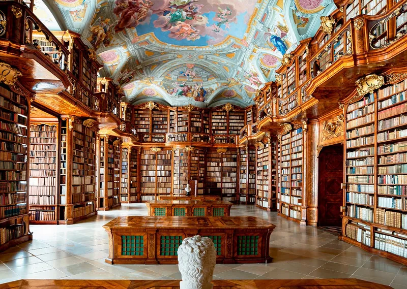 St. Florian Monastary Oostenrijk Public Library Puzzel (1000 stukjes) from Ravensburger, Multicolour edition – box 2 of 2