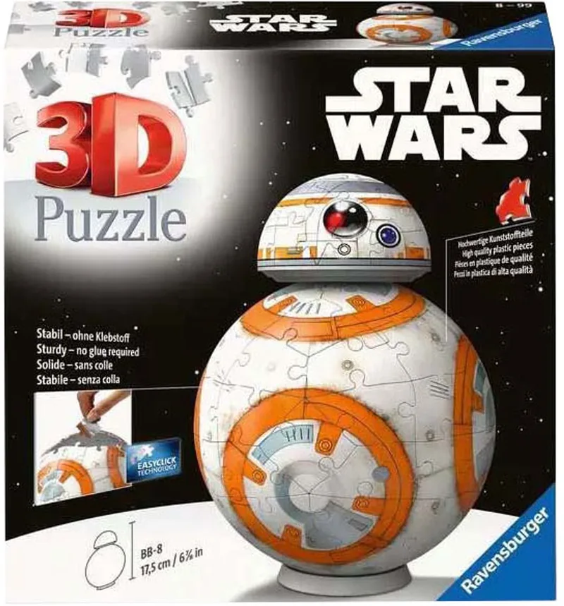 Star Wars BB8 - 3D Puzzel de Ravensburger, édition Multicolore – boîte 1 sur 5