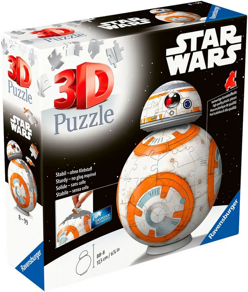 Star Wars BB8 - 3D Puzzel de Ravensburger, édition Multicolore – boîte 2 sur 5