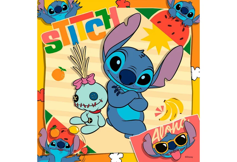 Stitch: Aloha (3x 49) de Ravensburger – boîte 4 sur 5