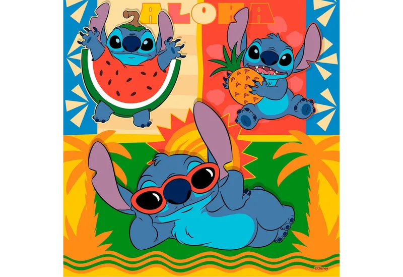 Stitch: Aloha (3x 49) de Ravensburger – boîte 2 sur 5