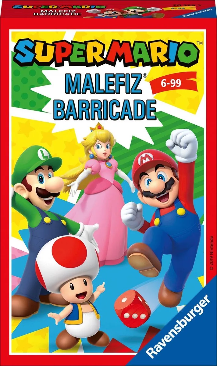 Super Mario Barricade från Ravensburger, utgåva Multi – kartong