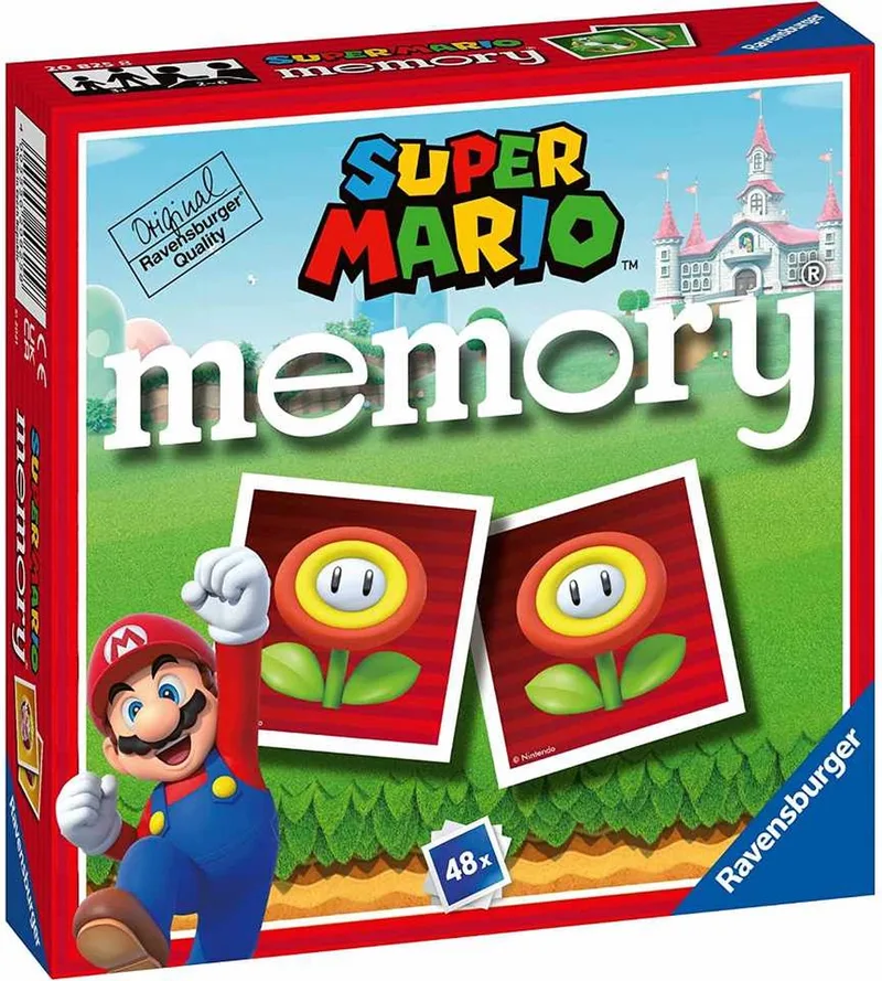 Super Mario memory från Ravensburger, utgåva Divers – kartong