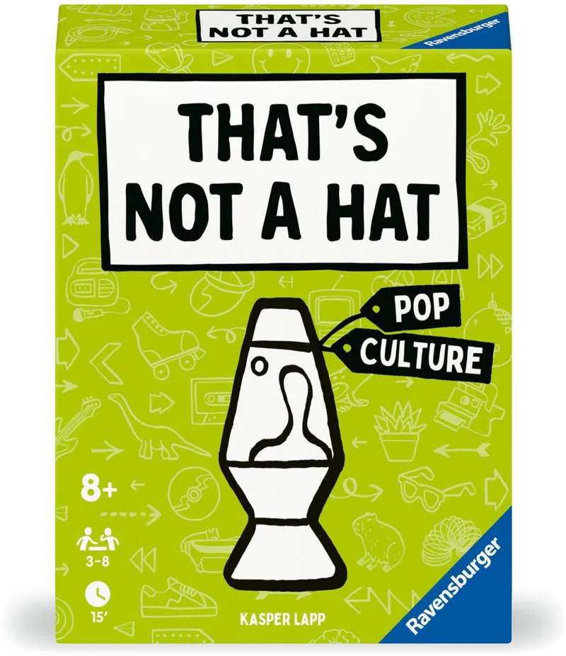 That’s Not a Hat - Pop Culture | Bluffend Geheugenspel met Iconische Voorwerpen från Ravensburger – kartong