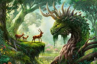 The Forest Dragon awakes (3000) von Ravensburger – Schachtel 2 von 2