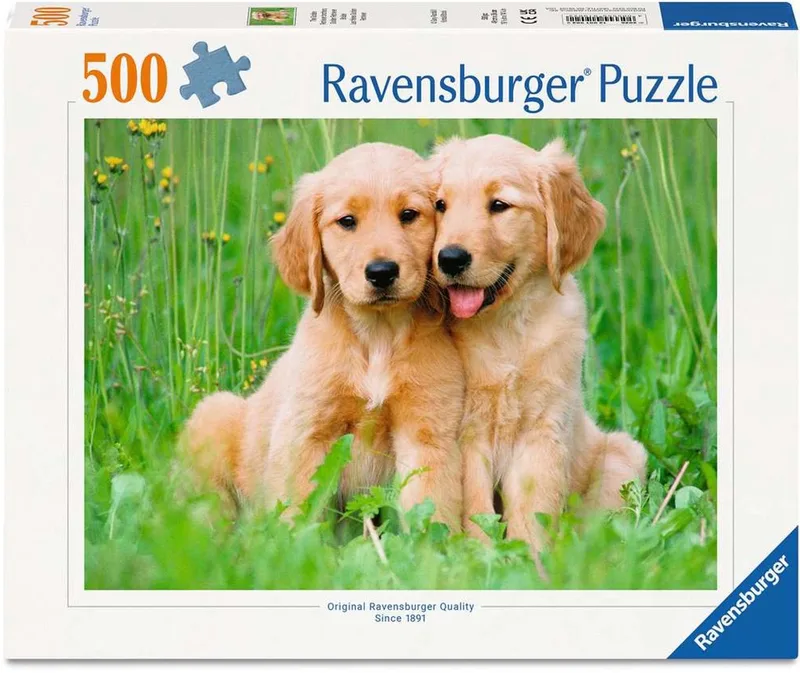 The Golden Retriever Brothers – Legpuzzel – 500 Stukjes from Ravensburger, Multicolour edition – box