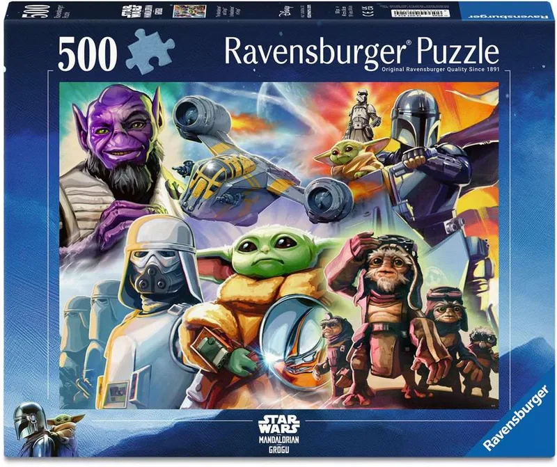 The Mandalorian and Grogu – Legpuzzel – 500 Stukjes van Ravensburger, editie Meerkleurig – doos 1 van 2