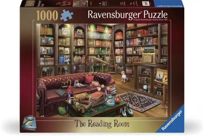 The Reading Room - 1000 Teile. van Ravensburger, editie Meerkleurig – doos