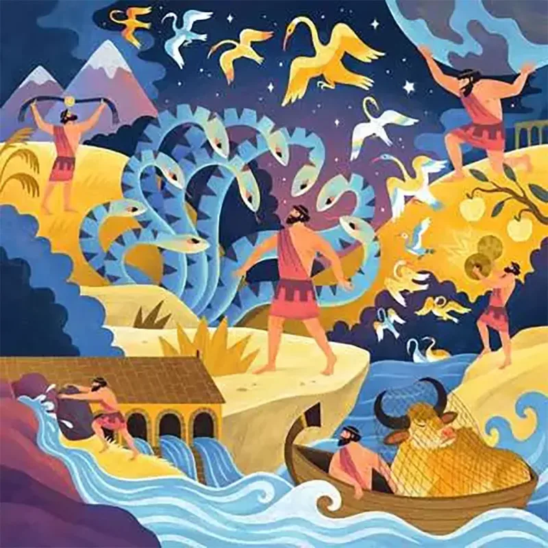 The Twelve Labors of Hercules 64p de Ravensburger – boîte 1 sur 2