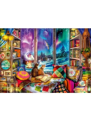 The Winter Reading Nook 1000p from Ravensburger – box 1 of 4
