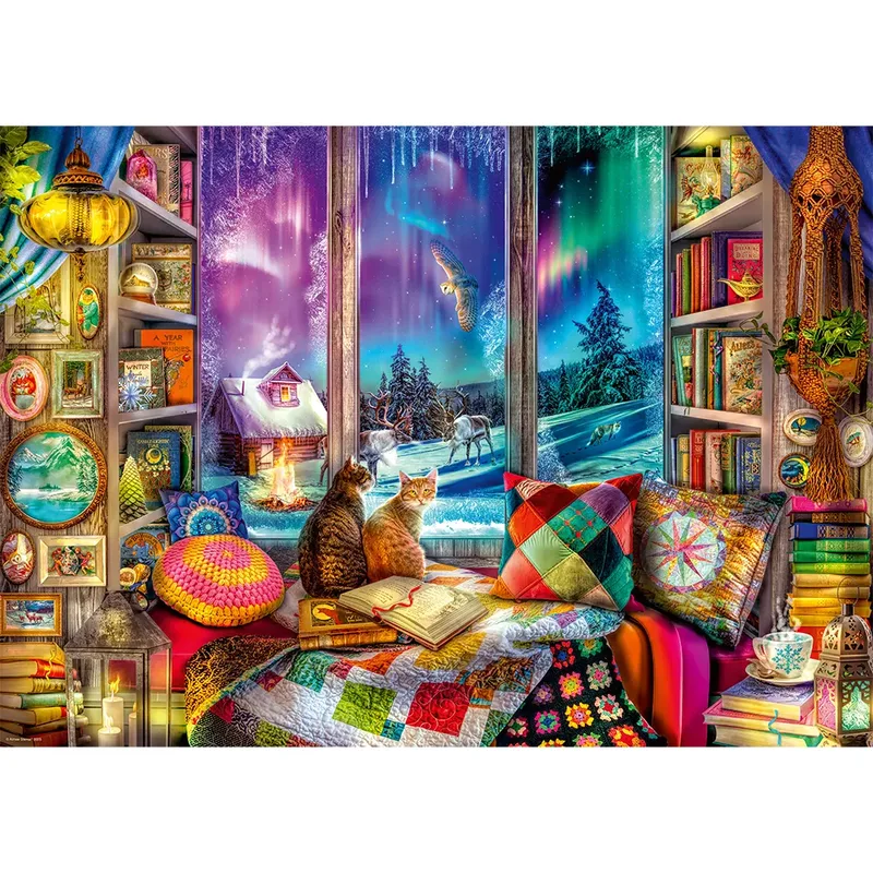 The Winter Reading Nook 1000p from Ravensburger – box 3 of 4