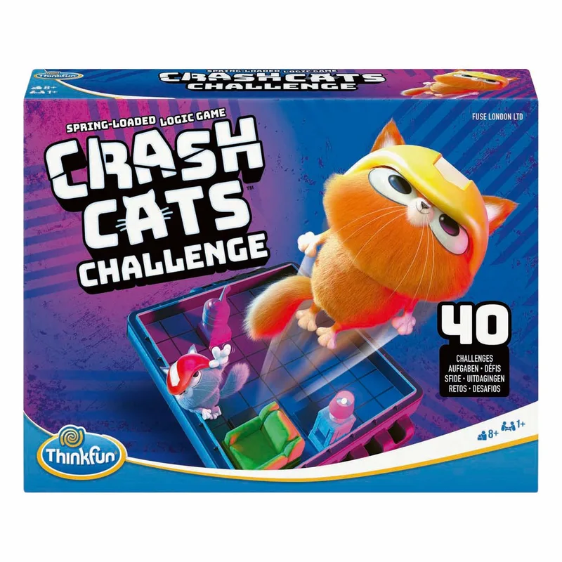ThinkFun Crash Cats Challenge - Actiespel från Ravensburger – kartong