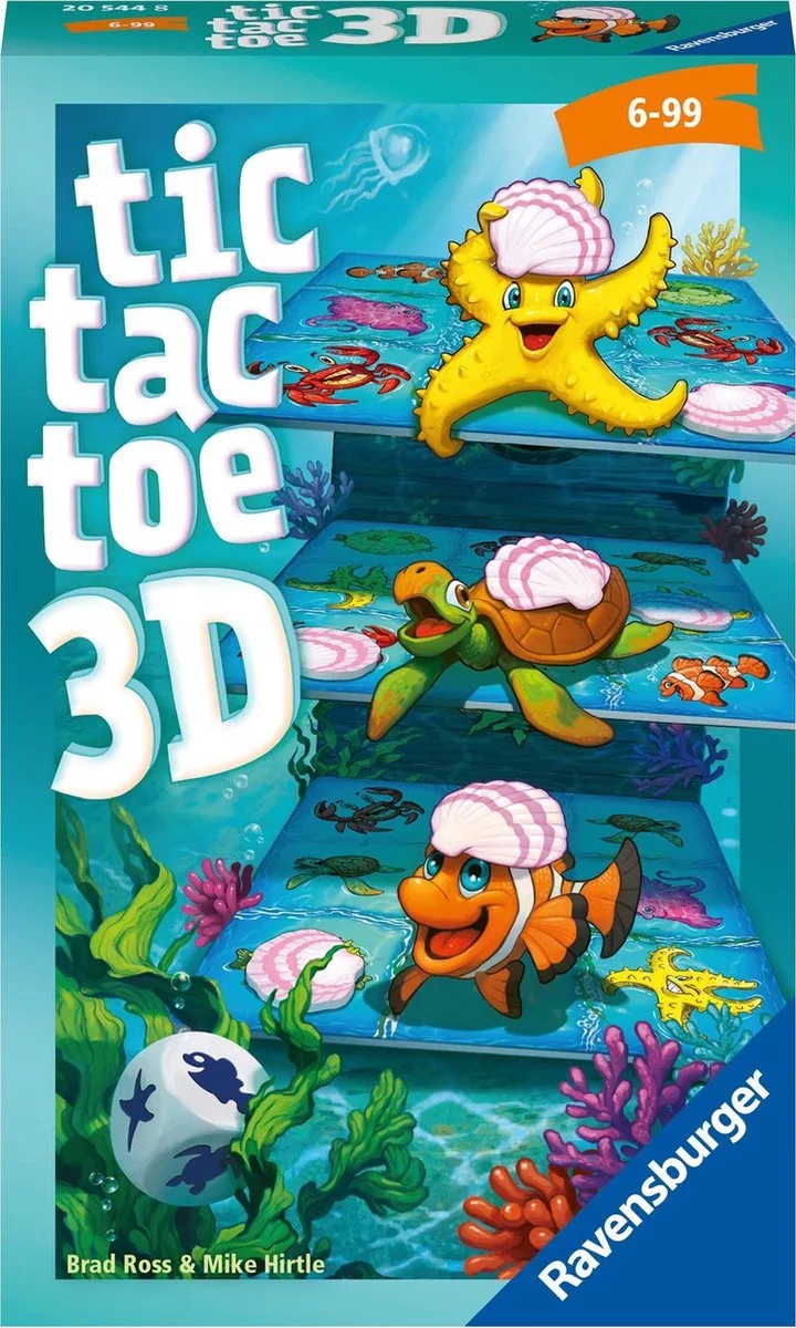 Tic Tac Toe 3D - Pocketspel från Ravensburger – kartong