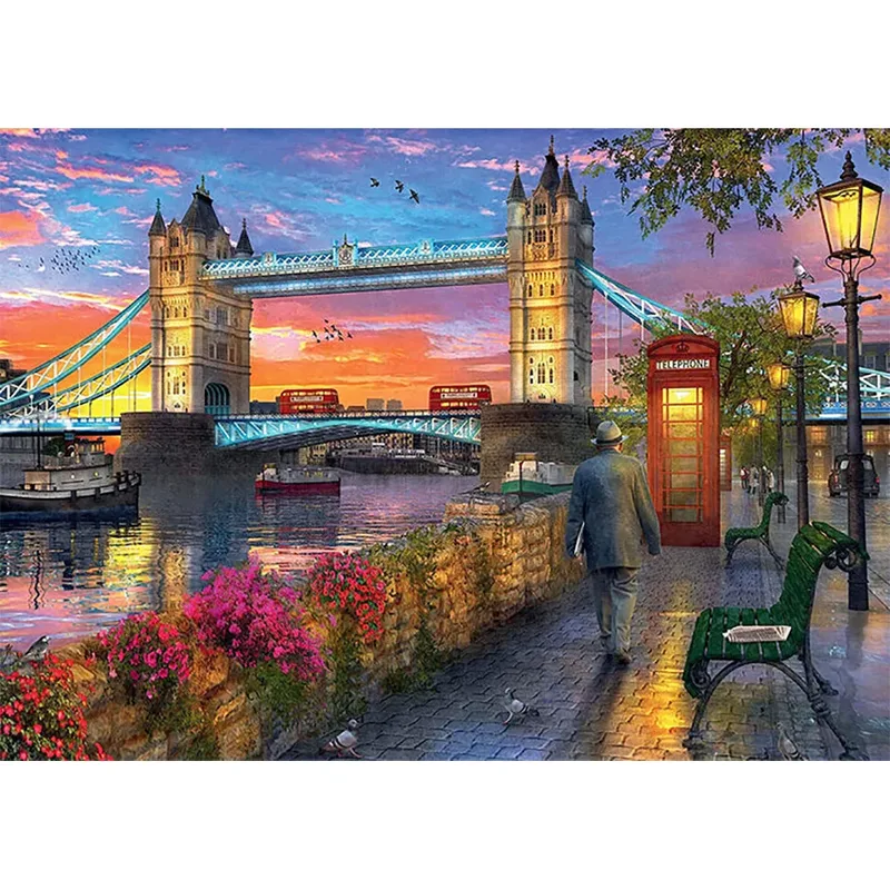 Tower Bridge at Sunset 1000p de Ravensburger – boîte