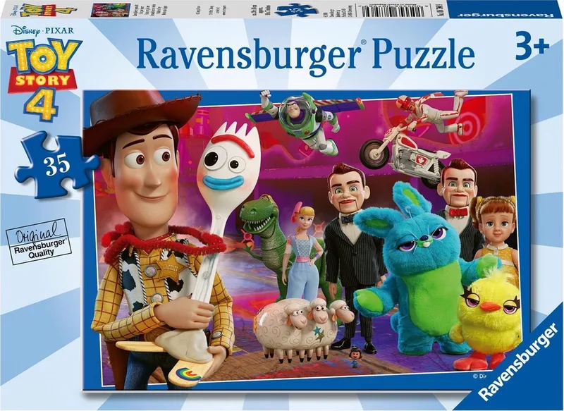 Toy Story 4 Puzzel - 35 Stukjes van Ravensburger, editie Meerkleurig – doos