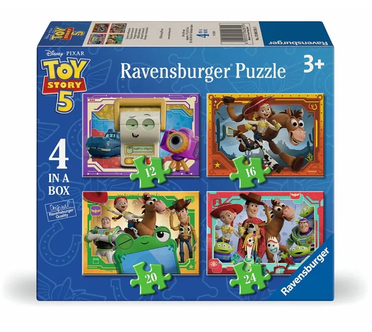 Toy Story 5 (12, 16, 20, 24) van Ravensburger – doos