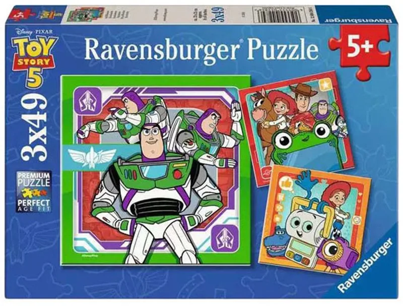 Toy Story 5 – Kinderpuzzel – 100 XXL Stukjes van Ravensburger, editie Meerkleurig – doos 1 van 4