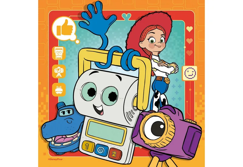 Toy Story 5 – Kinderpuzzel – 100 XXL Stukjes van Ravensburger, editie Meerkleurig – doos 3 van 4