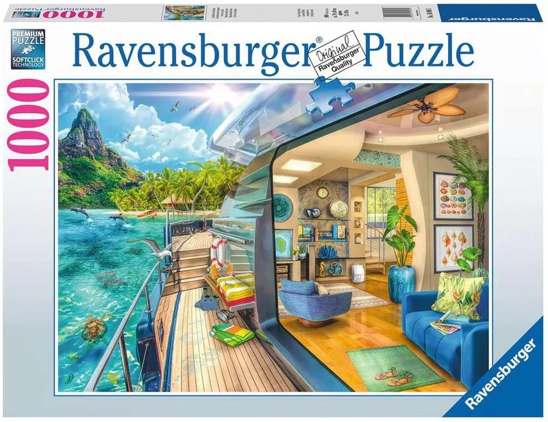 Tropische Reis Puzzel 1000 Stukjes de Ravensburger – boîte