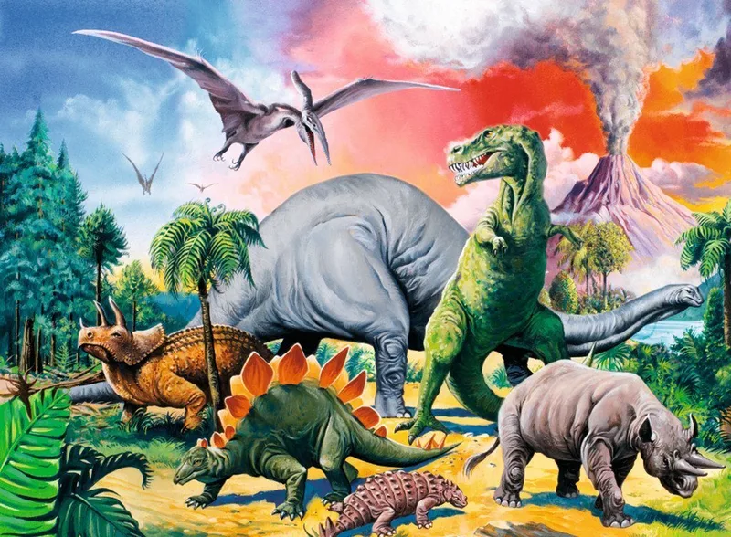 Tussen de Dinosauriërs – XXL Puzzel 100 Stukjes from Ravensburger, Multicolour edition – box 2 of 2