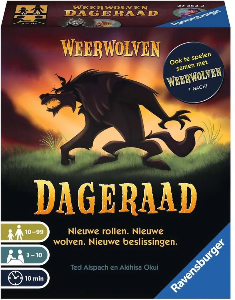 Weerwolven Dageraad | Blufspel vanaf 3 spelers från Ravensburger – kartong