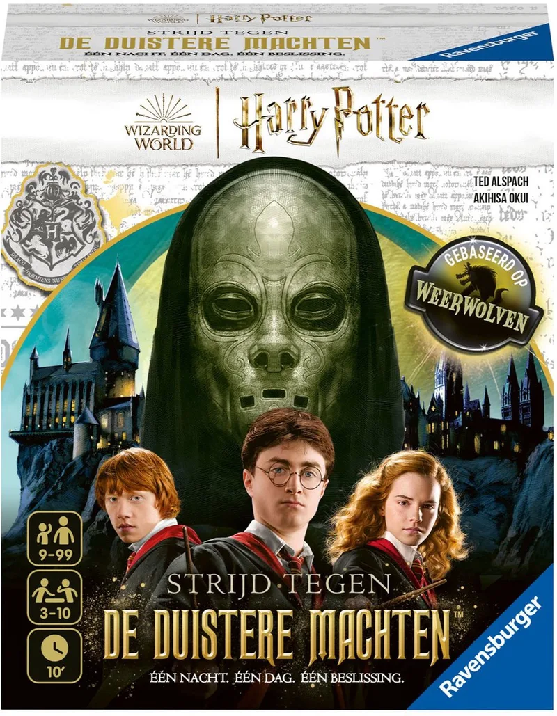 Weerwolven Harry Potter | Magie, Verdenkingen en Verborgen Rollen | Vanaf 3 spelers från Ravensburger – kartong