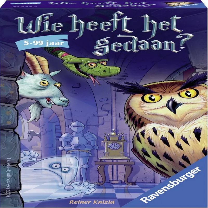 Wie heeft het gedaan? - pocketspel från Ravensburger – kartong