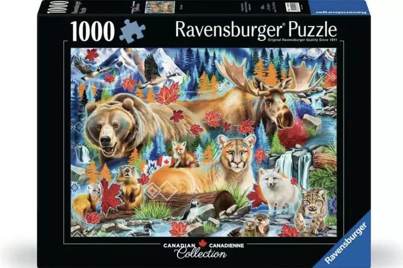 Wild Canada - puzzel van 1000 stukjes de Ravensburger, édition Multicolore – boîte