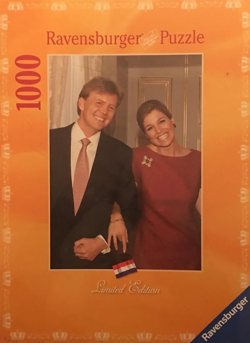 Willem Alexander en Maxima puzzel Ravensburger de Ravensburger – boîte