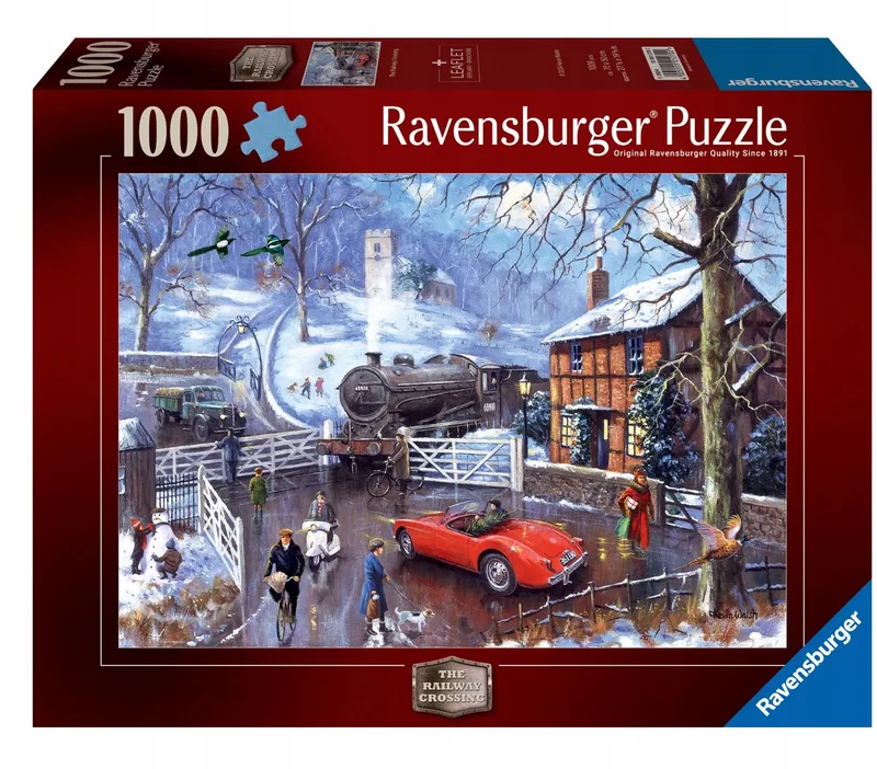 Winter Station 1000-delige Puzzel fra Ravensburger, Flerfarvet-udgave – æske