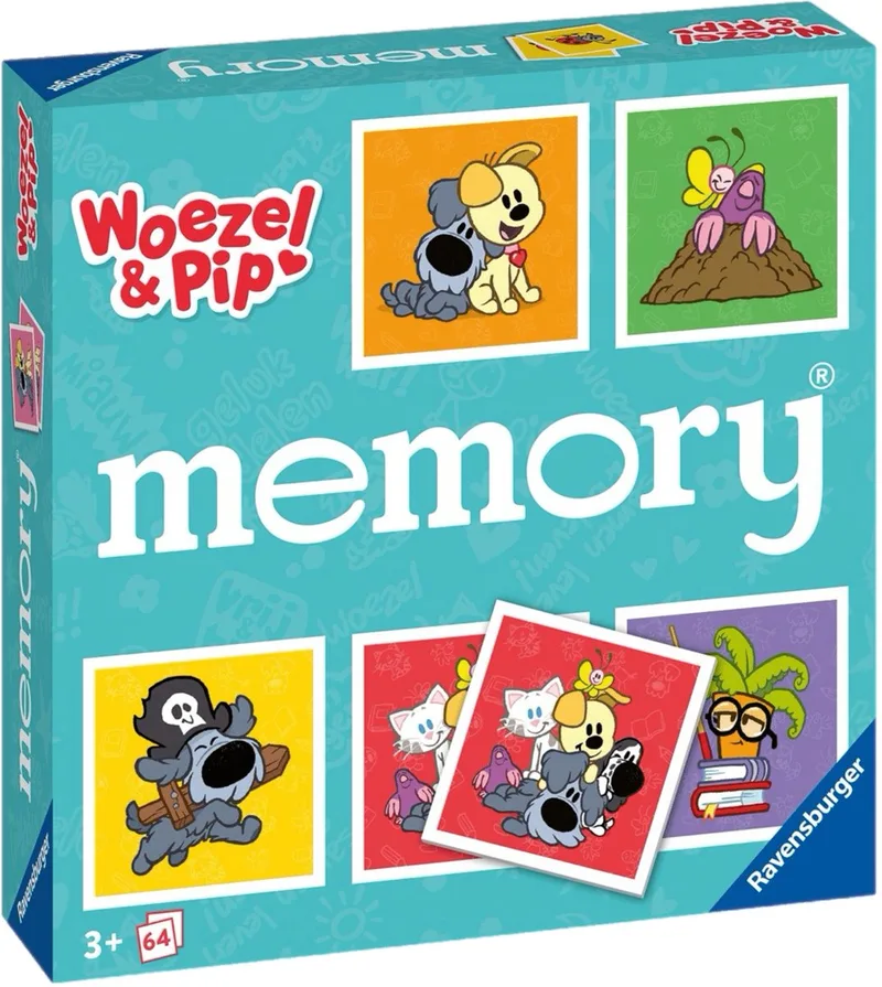 Woezel & Pip Memory - Kaartspel from Ravensburger – box