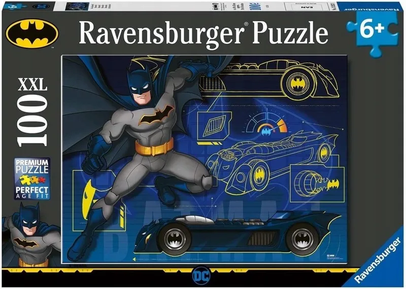 XXL 100 Stuk Batman Puzzel voor Kinderen vanaf 6 Jaar from Ravensburger, Multicolour edition – box