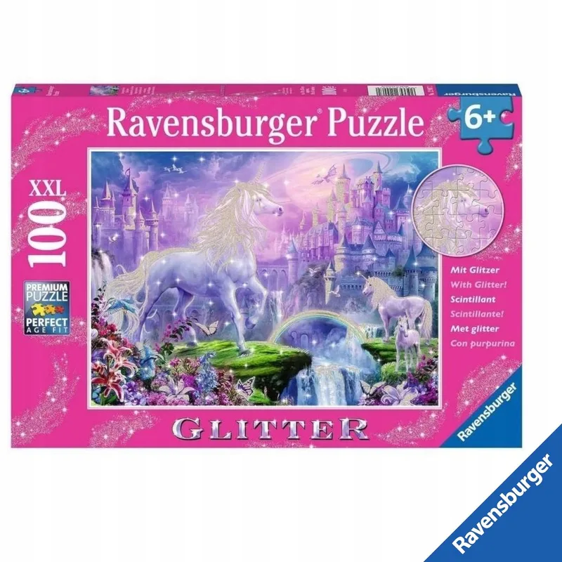 XXL Puzzel 100 Stuk - Eenhoorn Koninkrijk van Ravensburger – doos