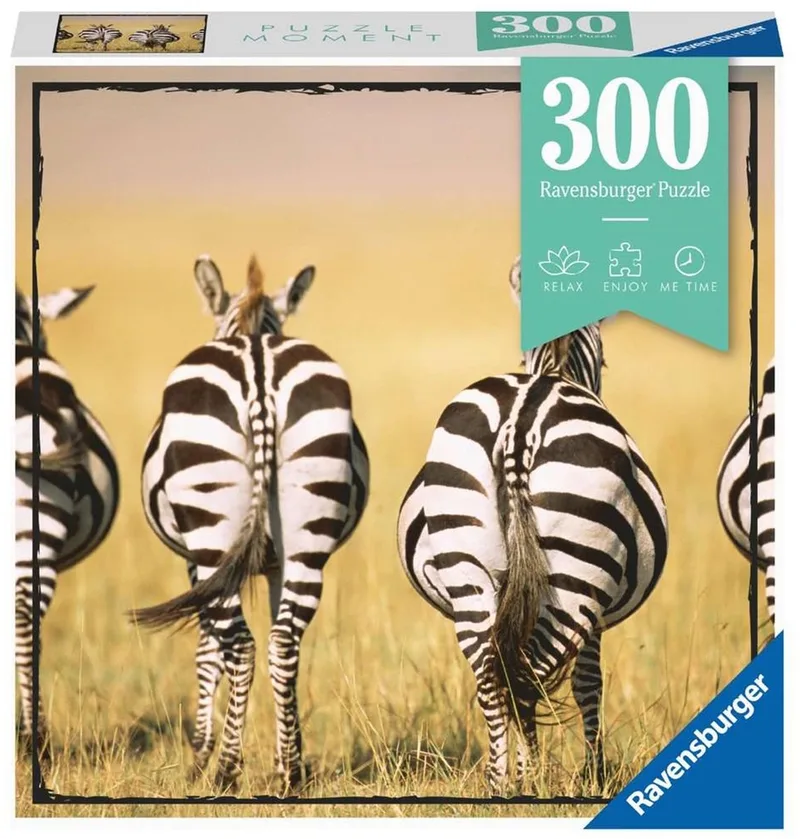 Zebra Puzzel 300 Stukken van Ravensburger, editie Meerkleurig – doos