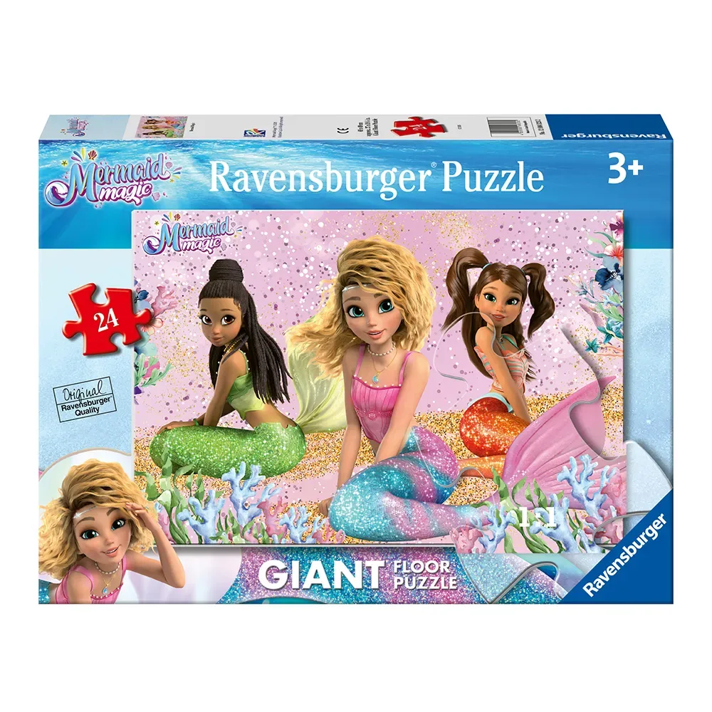 Meerjungfrauen Magie Riesiger Boden 24p (12004323) Puzzle von Ravensburger – Schachtel
