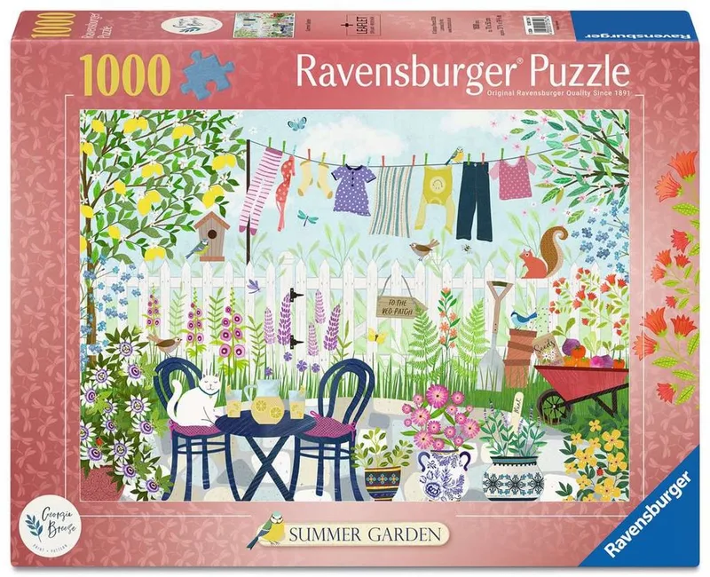 Zomertuin – Legpuzzel – 1000 Stukjes van Ravensburger, editie Meerkleurig – doos