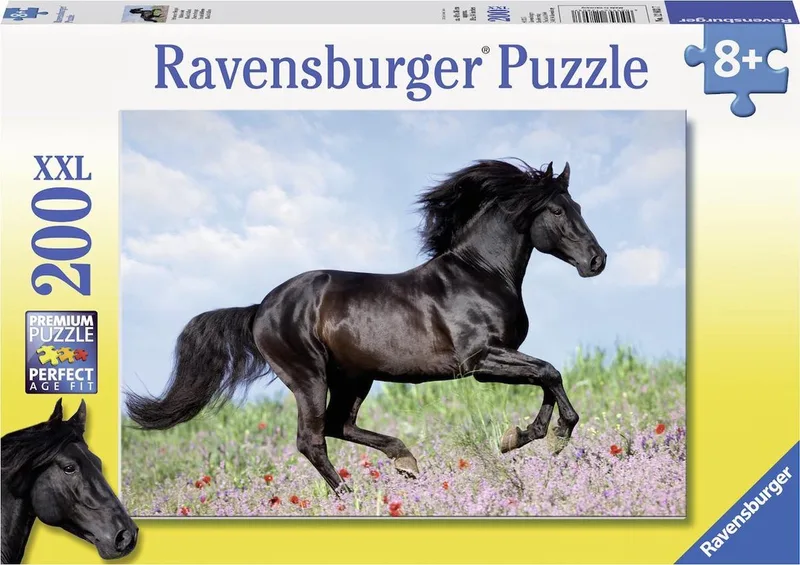 Zwarte hengst van Ravensburger, editie Meerkleurig – doos