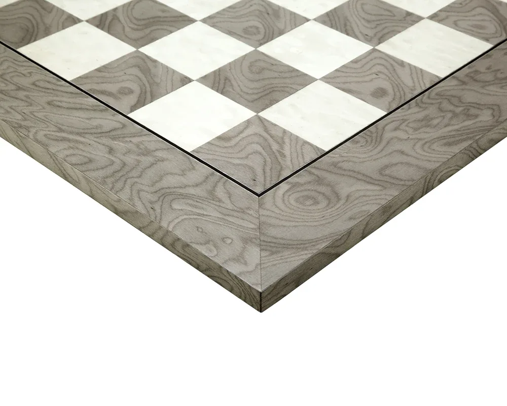 50 cm glanzend gelakt eswortel deluxe Schaakbord de Rechapados Ferrer – boîte