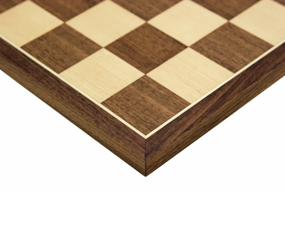 Schaakbord 40 cm, walnoot en esdoorn de Rechapados Ferrer – boîte